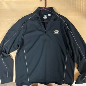 University of Missouri Tigers Performance Quarter-Zip Pullover - Cutter & Buck